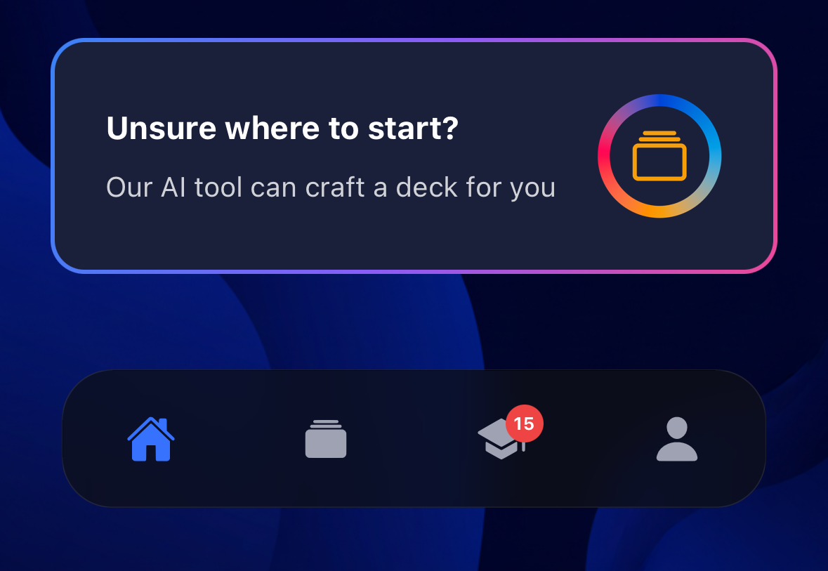 AI-generated decks